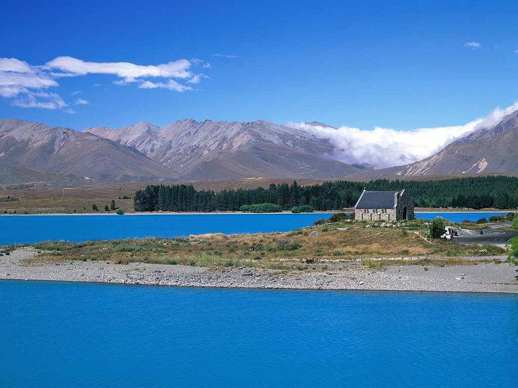 Church of the Good Shepherd, Lake Tekapo, Near Christchurch, New Zealand